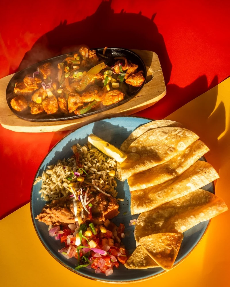 Sizzling fajitas