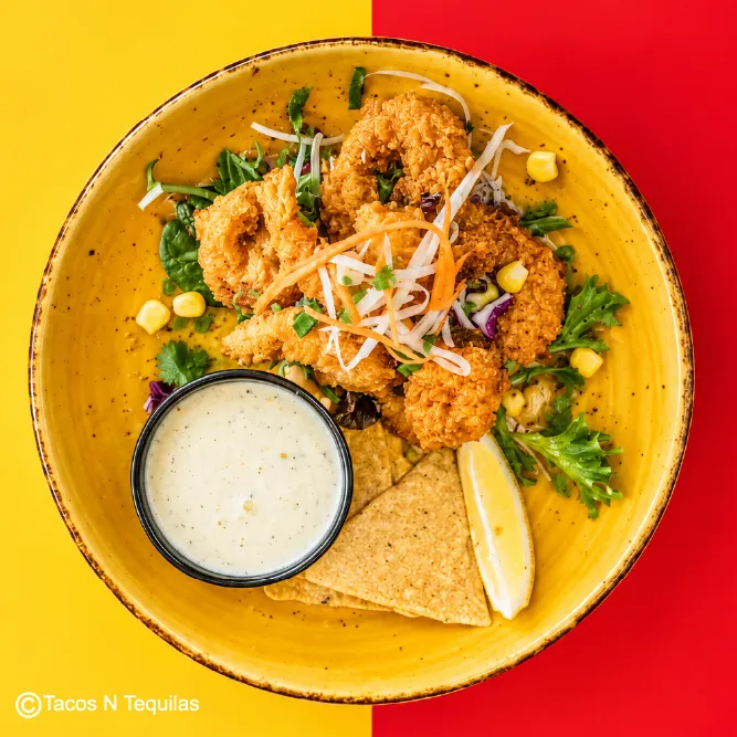 Crispy prawns — Lorne